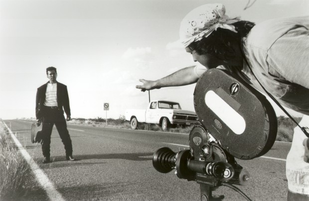 Robert Rodriguez directing Carlos Gallardo (1991).