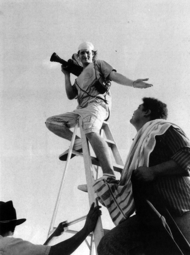 Shooting "El Mariachi" in Ciudad Acuña, State of Coahuila, located in Northeastern Mexico (circa 1991).