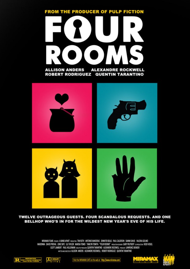 Four Rooms (1995) - poster