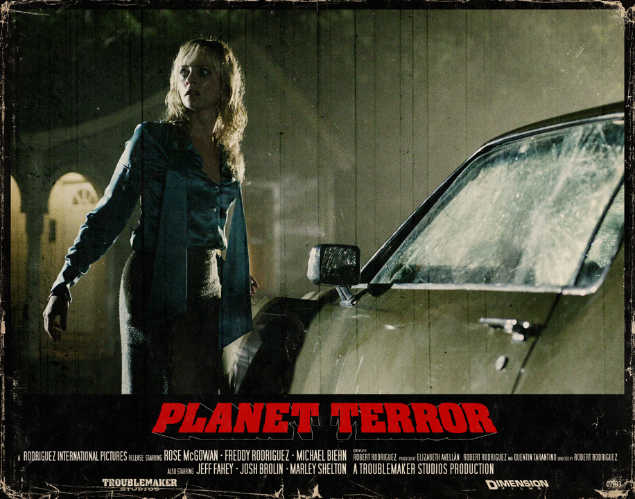 Planet Terror lobby cards